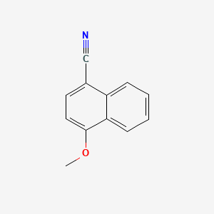 4-Methoxy-1-naphthonitrile chemical structure (CAS 5961-55-7)