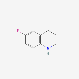 6-Fluoro-1,2,3,4-tetrahydroquinoline chemical structure (CAS 59611-52-8)