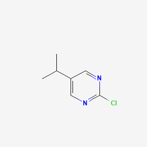 2-Chloro-5-isopropylpyrimidine chemical structure (CAS 596114-50-0)