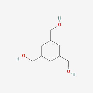 Cyclohexane-1,3,5-triyltrimethanol chemical structure (CAS 5962-82-3)
