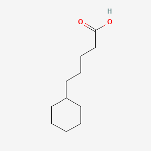 5-Cyclohexylpentanoic acid chemical structure (CAS 5962-88-9)