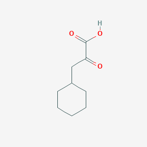 3-Cyclohexyl-2-oxopropanoic acid chemical structure (CAS 5962-91-4)