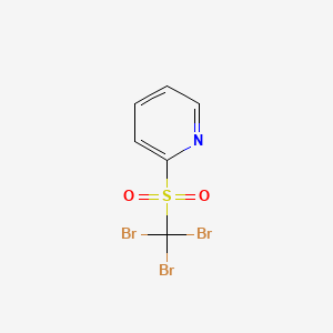 2-((Tribromomethyl)sulfonyl)pyridine chemical structure (CAS 59626-33-4)