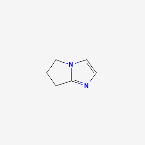 6,7-Dihydro-5H-pyrrolo[1,2-a]imidazole chemical structure (CAS 59646-16-1)