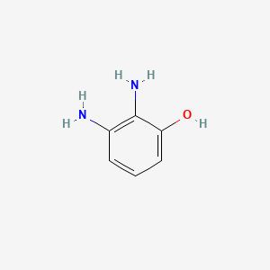 2,3-Diaminophenol chemical structure (CAS 59649-56-8)