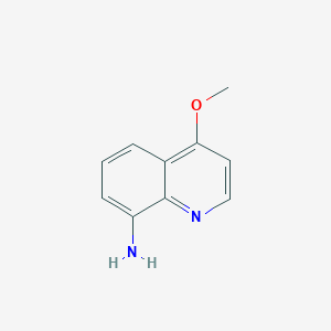 4-Methoxyquinolin-8-amine chemical structure (CAS 59665-93-9)