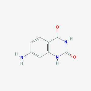 7-Aminoquinazoline-2,4(1H,3H)-dione chemical structure (CAS 59674-85-0)