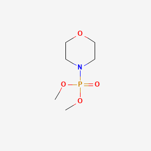 Dimethyl (morpholin-4-yl)phosphonate chemical structure (CAS 597-25-1)