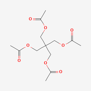 2,2-Bis(acetoxymethyl)propane-1,3-diyl diacetate chemical structure (CAS 597-71-7)