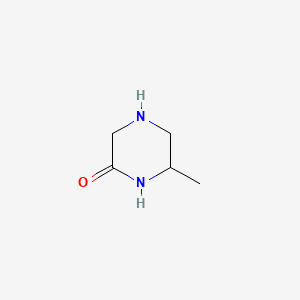 6-Methylpiperazin-2-one chemical structure (CAS 59701-83-6)
