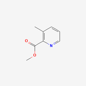 Methyl 3-methylpicolinate chemical structure (CAS 59718-84-2)
