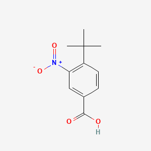 4-(tert-Butyl)-3-nitrobenzoic acid chemical structure (CAS 59719-78-7)