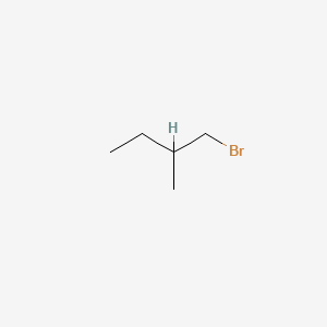 1-Bromo-2-methylbutane chemical structure (CAS 5973-11-5)