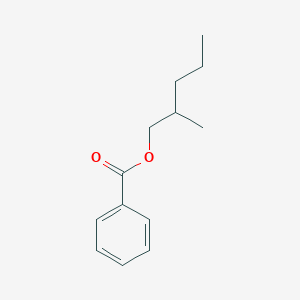 2-Methylpentyl benzoate chemical structure (CAS 59736-57-1)