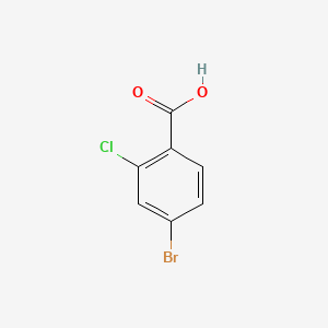 4-Bromo-2-chlorobenzoic acid chemical structure (CAS 59748-90-2)
