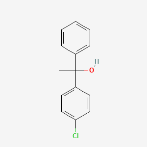 1-(4-Chlorophenyl)-1-phenylethanol chemical structure (CAS 59767-24-7)