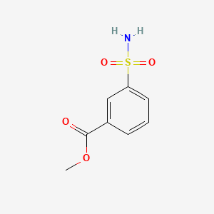 Methyl 3-sulfamoylbenzoate chemical structure (CAS 59777-67-2)