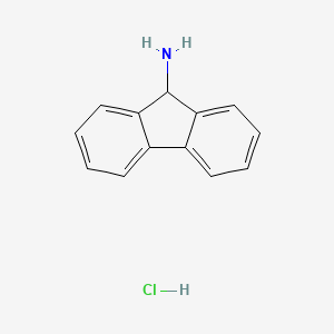 9H-Fluoren-9-amine hydrochloride chemical structure (CAS 5978-75-6)
