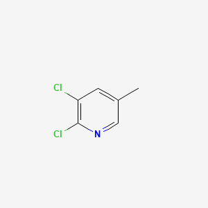 2,3-Dichloro-5-methylpyridine chemical structure (CAS 59782-90-0)