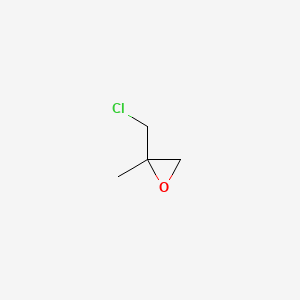 2-(Chloromethyl)-2-methyloxirane chemical structure (CAS 598-09-4)