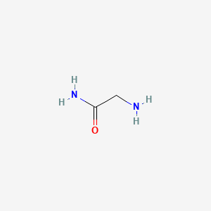 2-Aminoacetamide chemical structure (CAS 598-41-4)