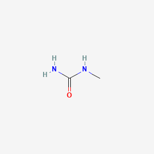 1-Methylurea chemical structure (CAS 598-50-5)