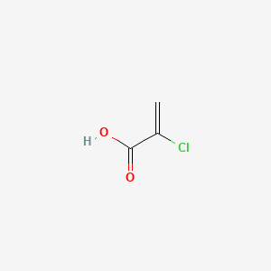 2-Chloroacrylicacid chemical structure (CAS 598-79-8)