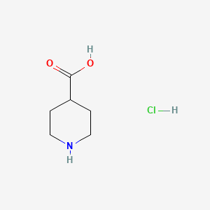 Piperidine-4-carboxylic acid hydrochloride chemical structure (CAS 5984-56-5)