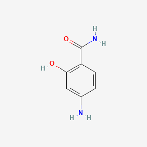 4-Amino-2-hydroxybenzamide chemical structure (CAS 5985-89-7)