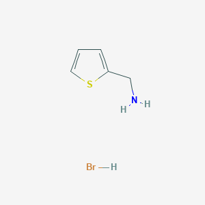 Thiophen-2-ylmethanamine hydrobromide chemical structure (CAS 59852-33-4)