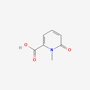 1-Methyl-6-oxo-1,6-dihydropyridine-2-carboxylic acid chemical structure (CAS 59864-31-2)