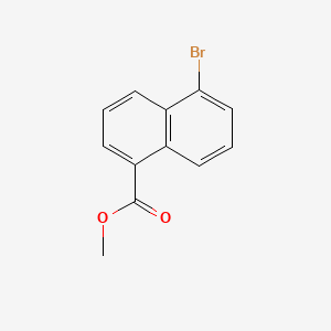 Methyl 5-bromo-1-naphthoate chemical structure (CAS 59866-97-6)