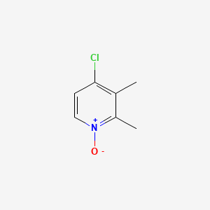 4-Chloro-2,3-dimethylpyridine 1-oxide chemical structure (CAS 59886-90-7)