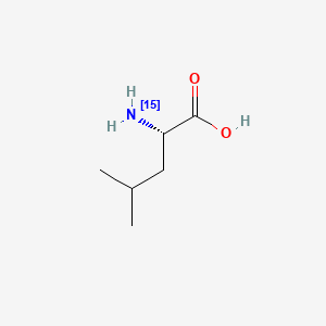 L-Leucine-15N chemical structure (CAS 59935-31-8)