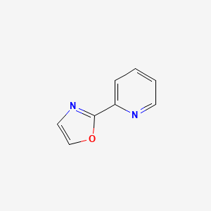 2-(Pyridin-2-yl)oxazole chemical structure (CAS 5998-89-0)