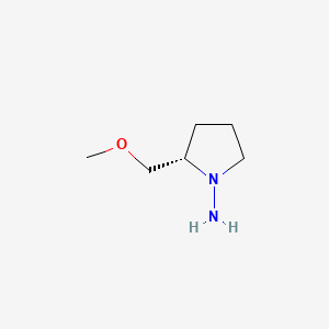 (S)-(-)-1-Amino-2-(methoxymethyl)pyrrolidine chemical structure (CAS 59983-39-0)