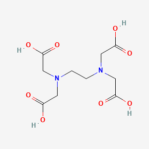 2,2',2'',2'''-(Ethane-1,2-diylbis(azanetriyl))tetraacetic acid chemical structure (CAS 60-00-4)