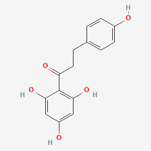 3-(4-Hydroxyphenyl)-1-(2,4,6-trihydroxyphenyl)propan-1-one chemical structure (CAS 60-82-2)