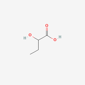2-Hydroxybutanoic acid chemical structure (CAS 600-15-7)