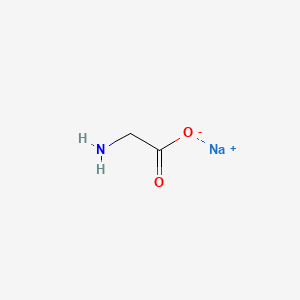 Sodium 2-aminoacetate chemical structure (CAS 6000-44-8)