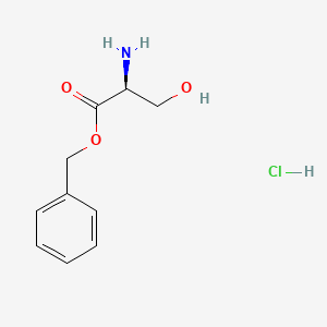 H-Ser-OBzl.HCl chemical structure (CAS 60022-62-0)