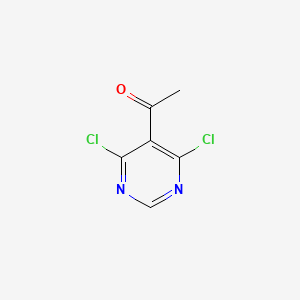 1-(4,6-Dichloropyrimidin-5-yl)ethanone chemical structure (CAS 60025-06-1)