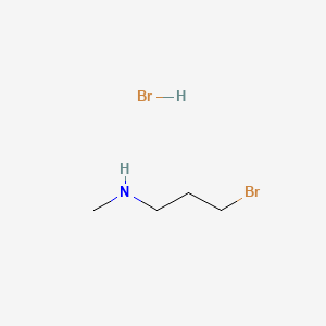 3-Bromo-N-methylpropan-1-amine hydrobromide chemical structure (CAS 60035-88-3)