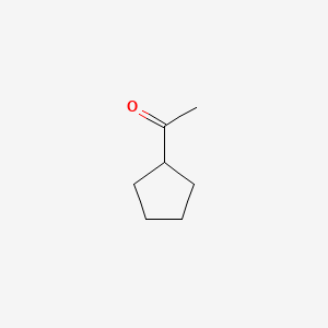 1-Cyclopentylethanone chemical structure (CAS 6004-60-0)
