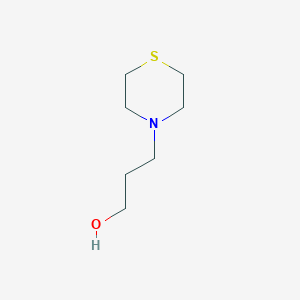 3-Thiomorpholinopropan-1-ol chemical structure (CAS 6007-66-5)