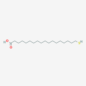 18-Mercaptooctadecanoic acid chemical structure (CAS 600730-11-8)