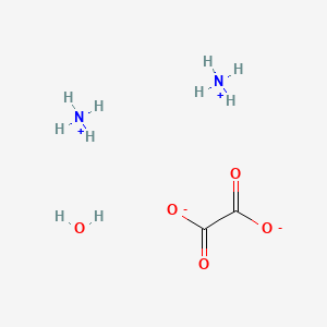 Ammonium oxalate monohydrate chemical structure (CAS 6009-70-7)