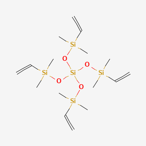 Tetrakis(dimethyl(vinyl)silyl) orthosilicate chemical structure (CAS 60111-54-8)