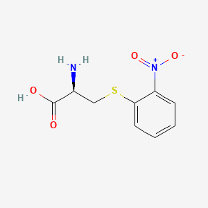 (R)-2-Amino-3-((2-nitrophenyl)thio)propanoic acid chemical structure (CAS 60115-45-9)