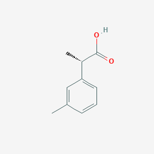 (S)-2-m-Tolyl-propionic acid chemical structure (CAS 601472-22-4)